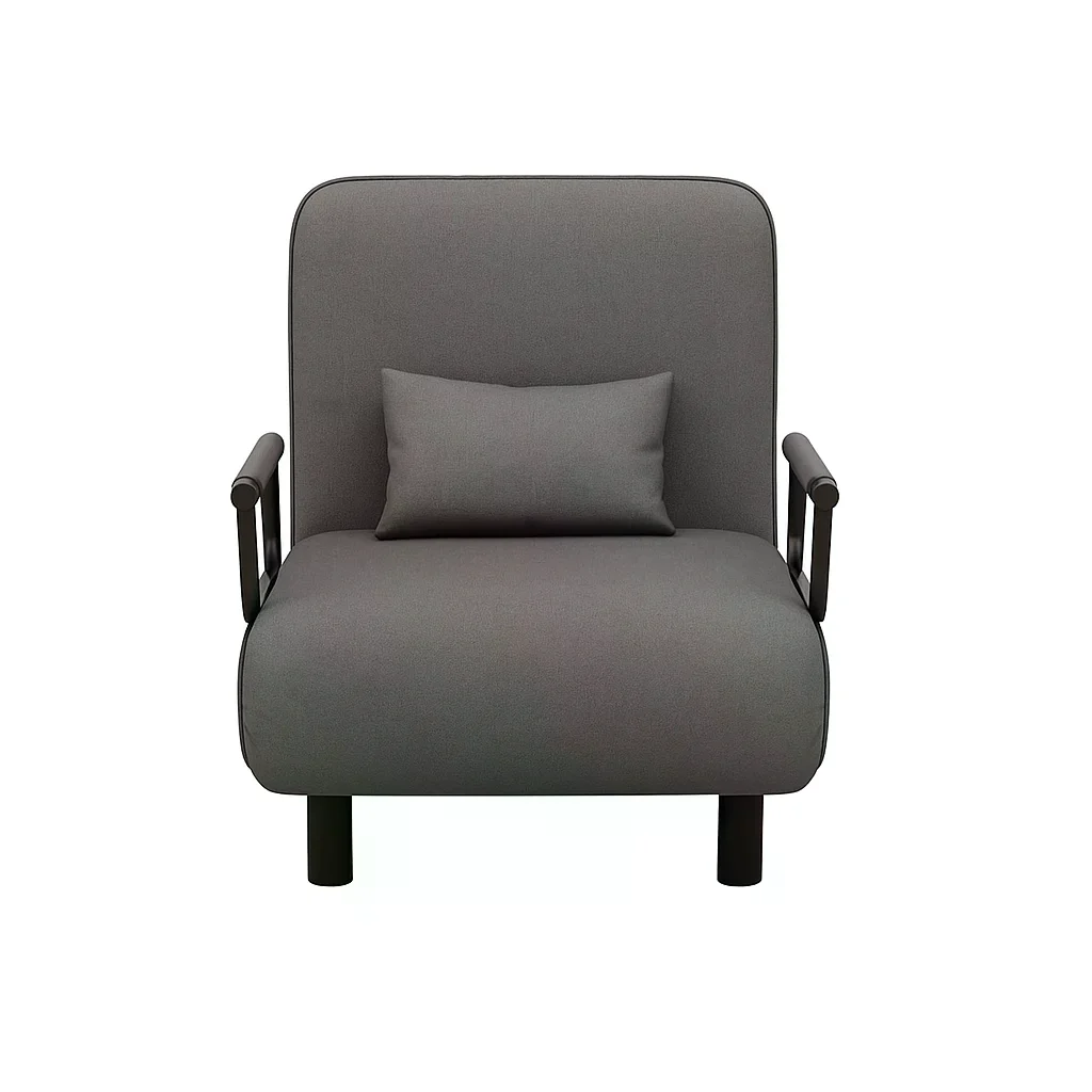 Крісло-ліжко KR-65 розкладне сіре - мініатюра 2