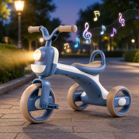 Дитячий триколісний велосипед Whale XLT918 26X-54 синій до 40 кг - мініатюра 4