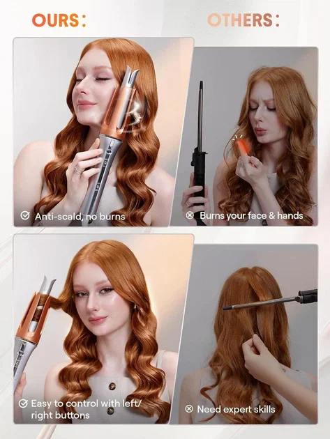 Автоматична плойка для волосся Hair Curler-Bella для локонів і кучерів - мініатюра 3