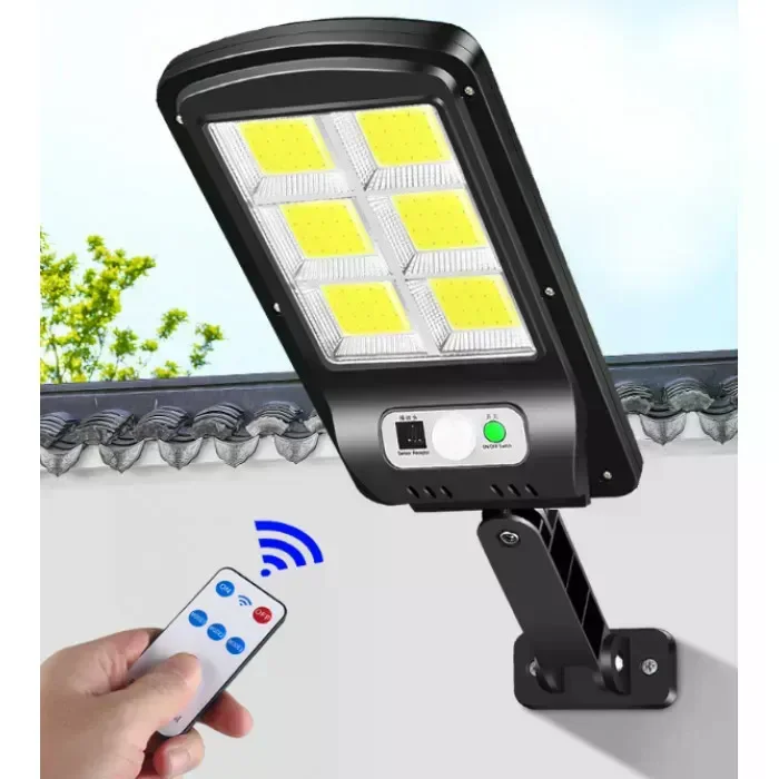 Вуличний настінний світильник Bailong Solar BL-T06-6COB на сонячній батареї з датчиком руху - мініатюра 7