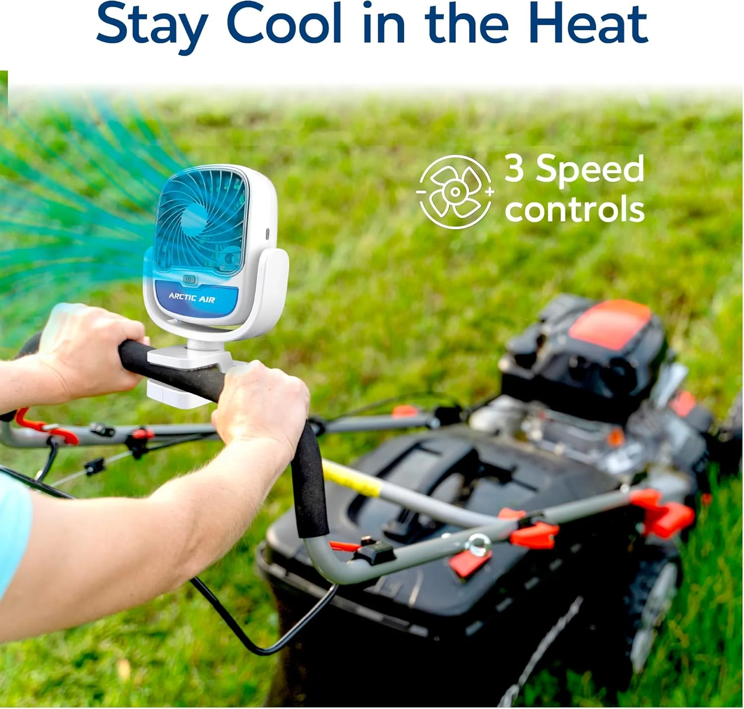 Акумуляторний вентилятор Arctic Cool Clamp з прищіпкою та USB-зарядкою - мініатюра 5