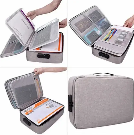 Дорожня сумка-кейс для документів та гаджетів ∙ Органайзер із кодовим замком - мініатюра 2