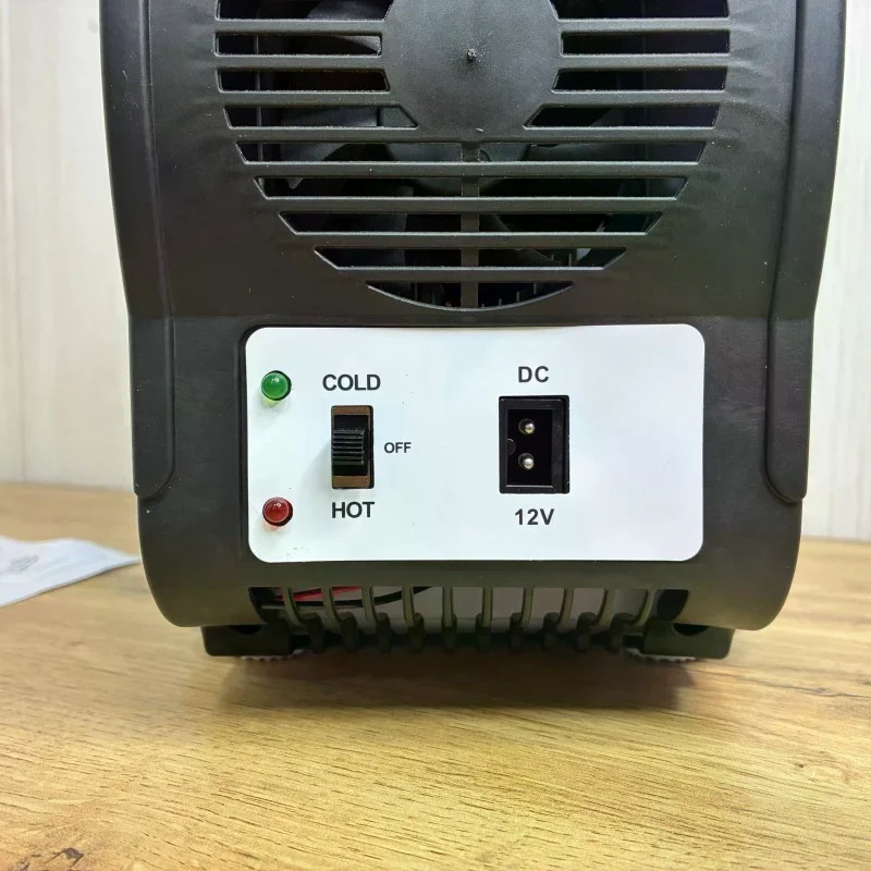 Міні автохолодильник Portable Electronic 7.5 л сіро-синій з охолодженням і нагрівом - мініатюра 8
