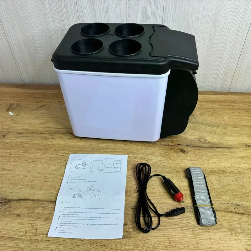 Міні автохолодильник Portable Electronic 7.5 л сіро-синій з охолодженням і нагрівом - мініатюра 9