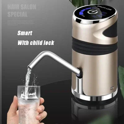 Електрична помпа для води Water Dispenser XL-129 срібляста USB - мініатюра 6