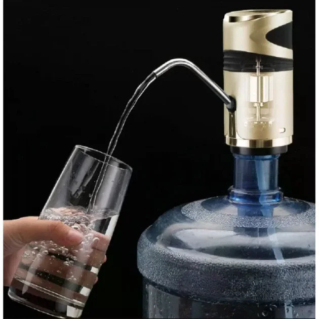 Електрична помпа для води Water Dispenser XL-129 срібляста USB - мініатюра 7