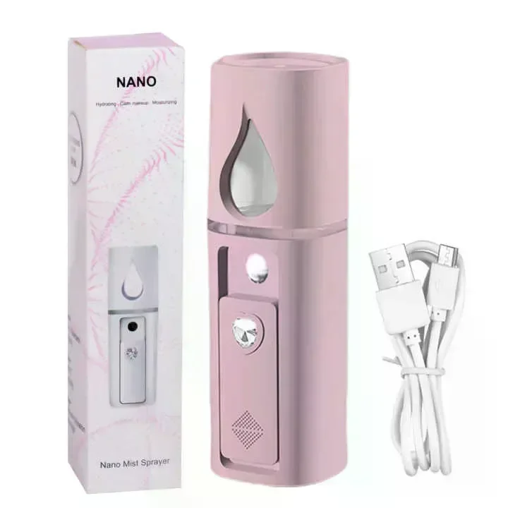 Портативний зволожувач для обличчя Nano Mist Soraver AND MSK-3445 рожевий - мініатюра 9