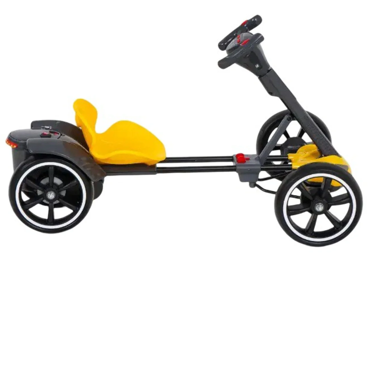 Дитячий електромобіль GO KART F1 жовтий з пультом і Bluetooth 390 Вт - мініатюра 2