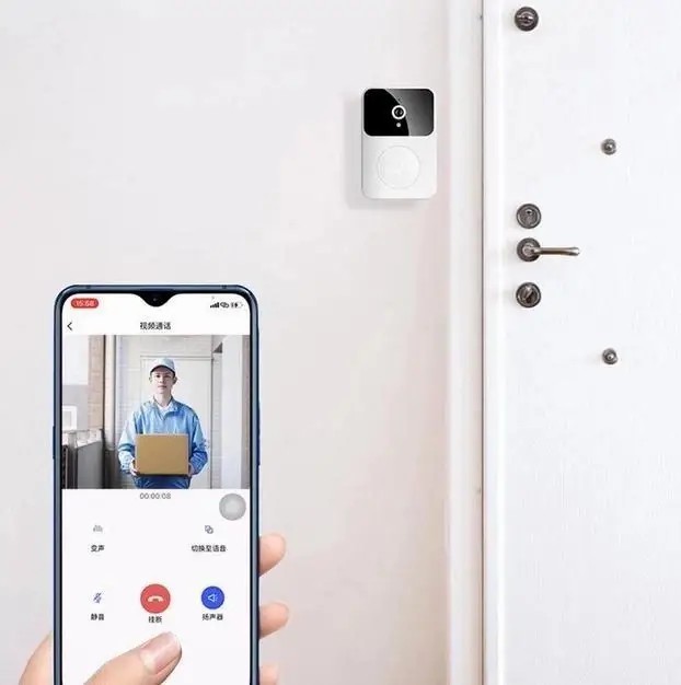 Бездротовий дверний WIFI дзвінок Doorbell X9 - мініатюра 4
