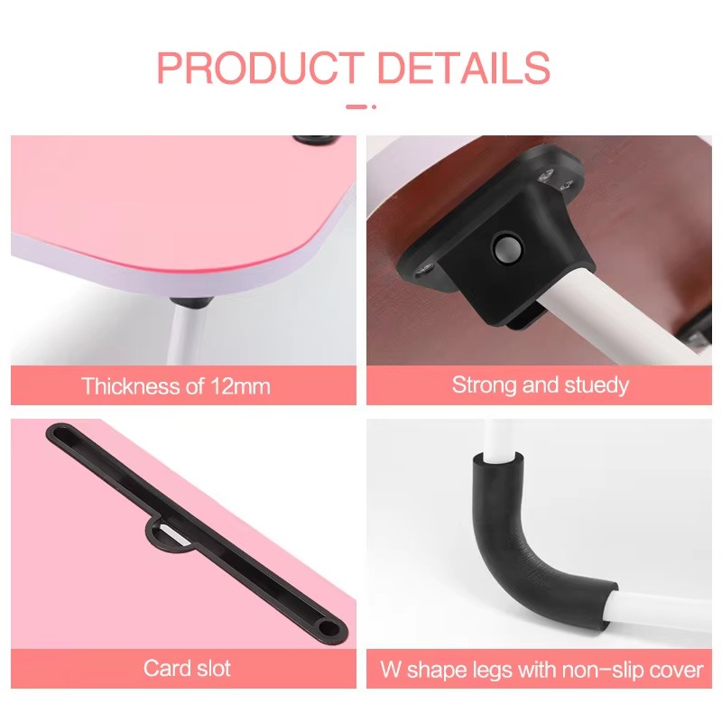 Портативний столик для ноутбука з протиковзкими ніжками - мініатюра 6