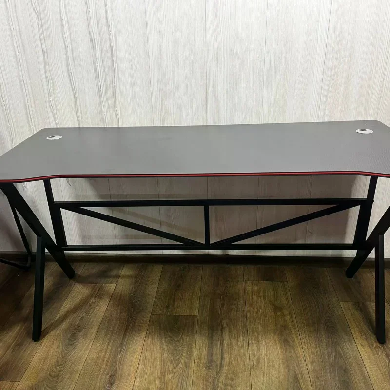 Ігровий комп’ютерний стіл 120×60×74,5 см чорний для ПК і ноутбука - мініатюра 2