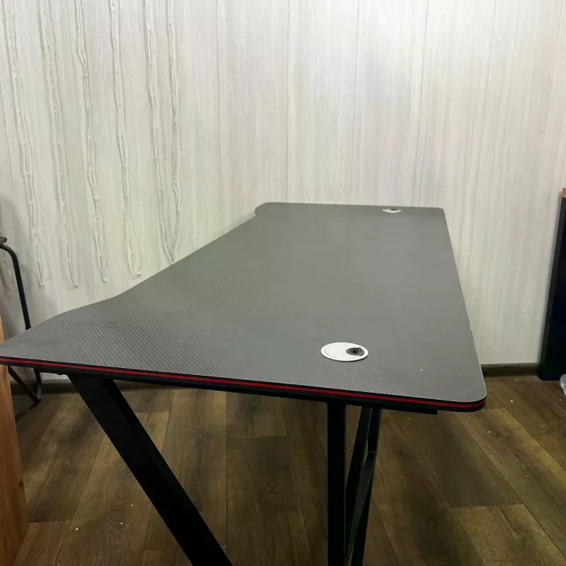 Ігровий комп’ютерний стіл 120×60×74,5 см чорний для ПК і ноутбука - мініатюра 4