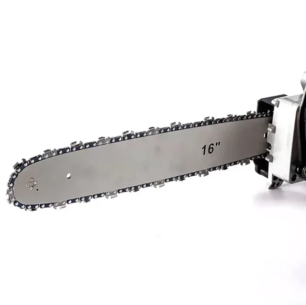 Акумуляторна ланцюгова пила Electric SAW 16" з 2 акумуляторами жовта - мініатюра 3