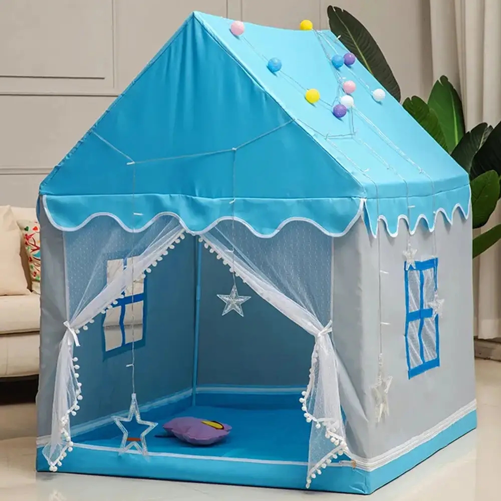 Дитячий ігровий намет-будиночок із металевим каркасом • Просторий замок для ігор вдома та на вулиці