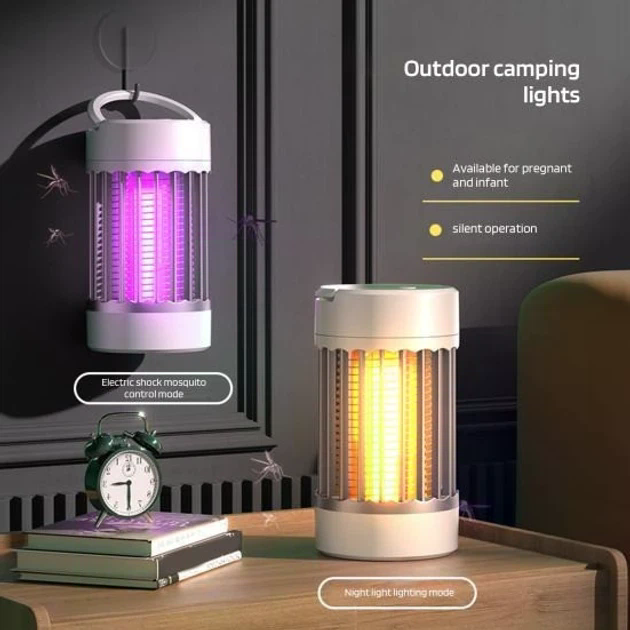 Лампа для знищення комах USB Camping Mosquito Lamp MA553 на акумуляторі - мініатюра 3