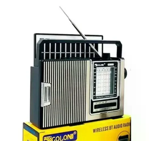Портативний радіоприймач GOLON RX-251 з акумулятором і сонячною панеллю - мініатюра 2
