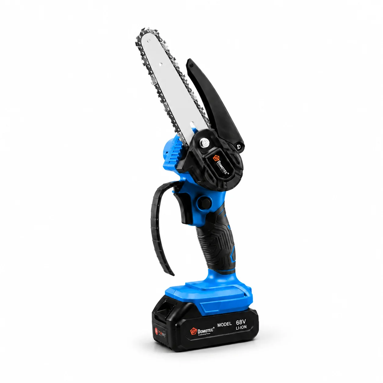 Акумуляторна ланцюгова міні-пилка DOMOTEC CHAIN SAW 6″ 68V 8Ah для обрізання гілок - мініатюра 2