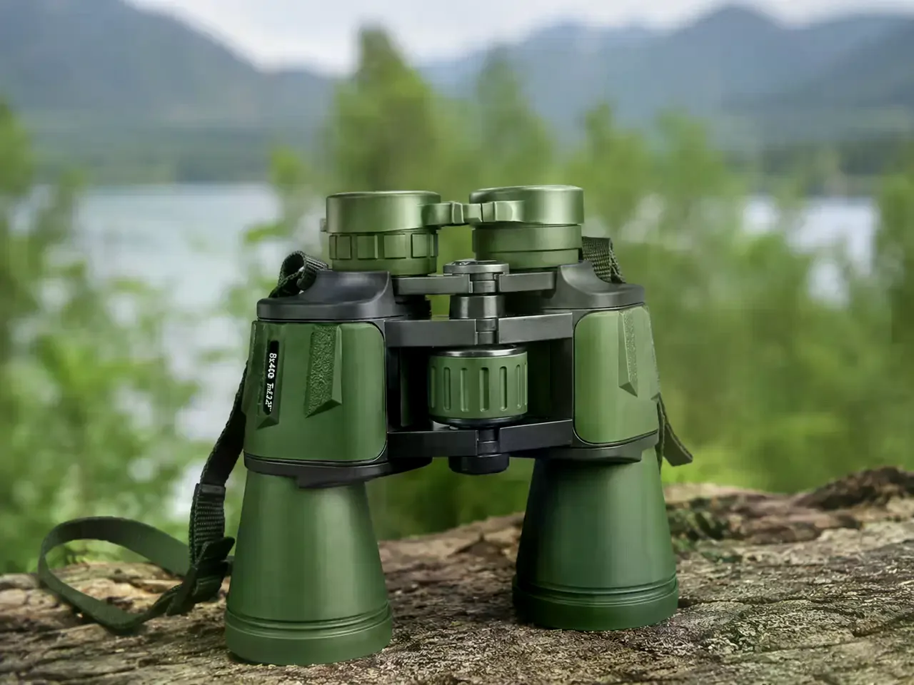 Бінокль UNIQUE UN-3004 8×40 із призмами BAK-4 для туризму та спостережень - мініатюра 2
