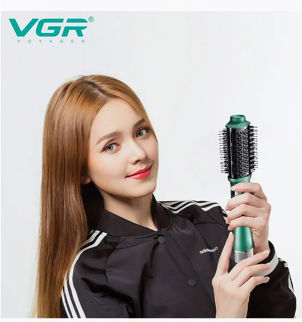 Фен-щітка для волосся VGR професійний повітряний стайлер V-493 4 в 1 - мініатюра 4