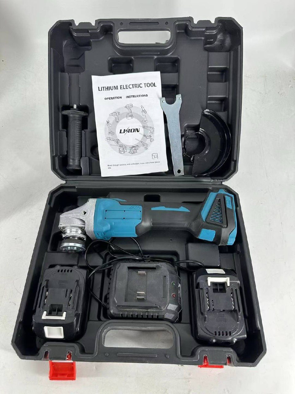 Акумуляторна болгарка із двома батареями - мініатюра 3