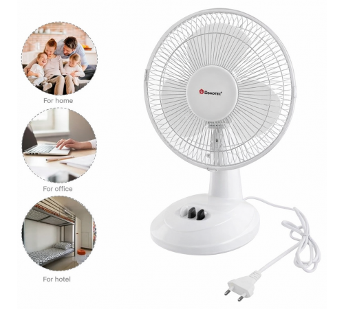 Вентилятор підлоговий DOMOTEC MS-1624 White - мініатюра 3