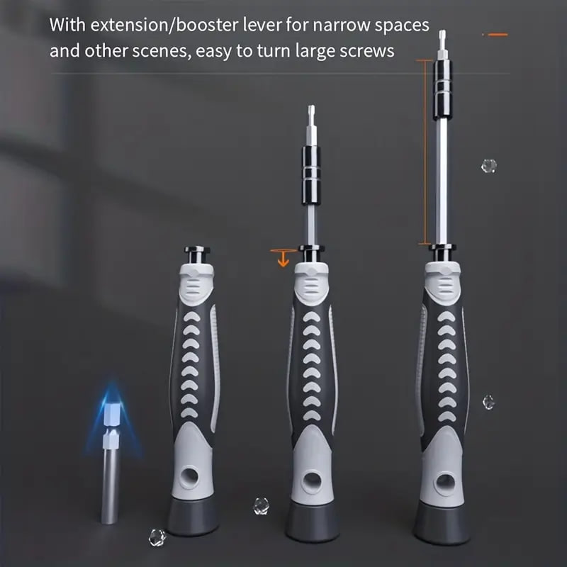 Набір викруток 135 в 1 для ремонту телефону годинників планшета - мініатюра 4