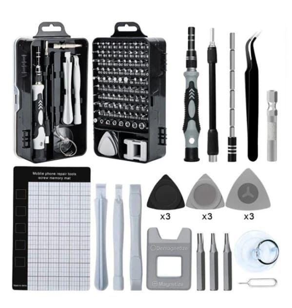 Набір викруток 135 в 1 для ремонту телефону годинників планшета - мініатюра 6