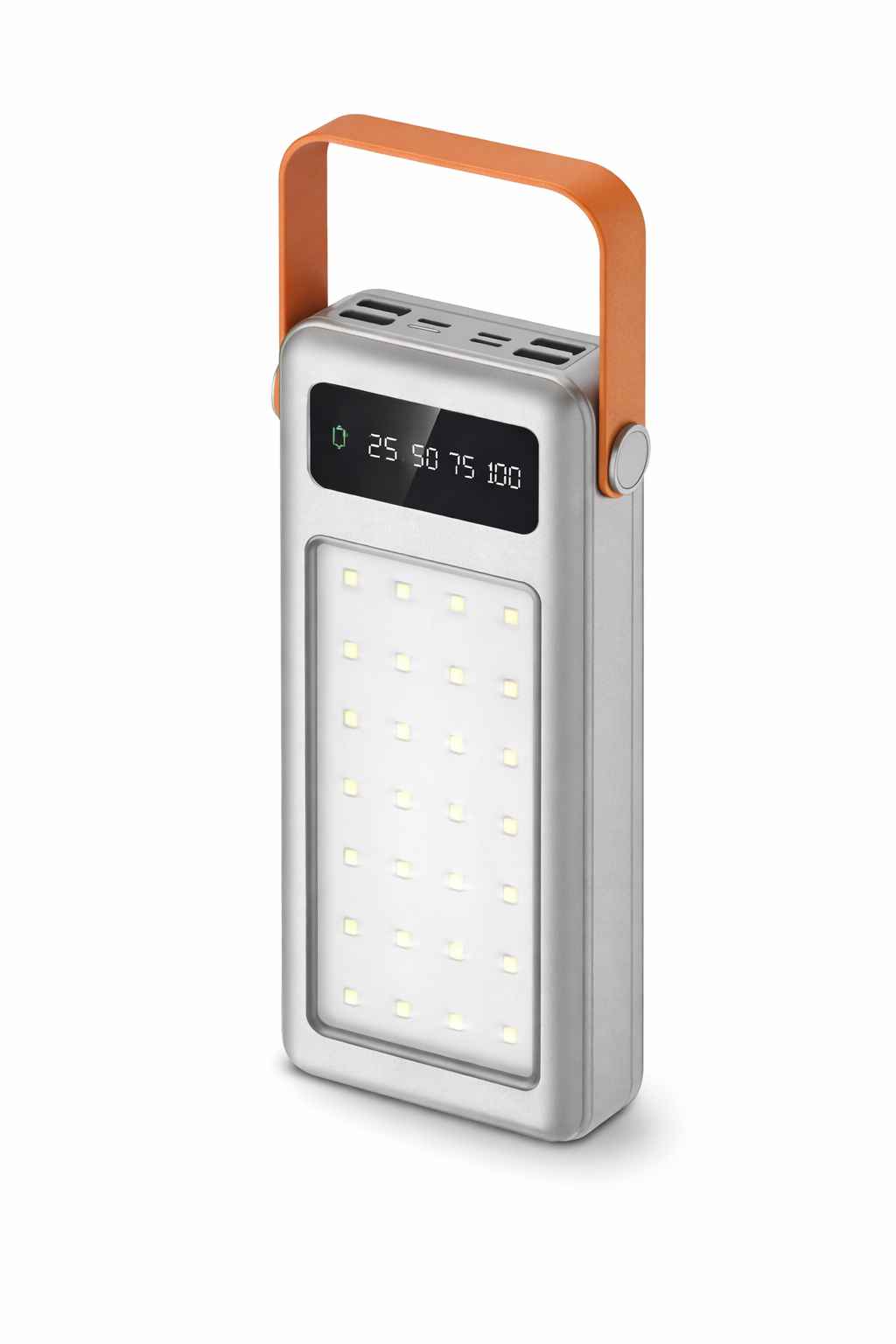 Повербанк 100000 mAh JS-658 для поїздок і роботи ∙ Зовнішній акумулятор JS-658 з LED-фонариком - мініатюра 8