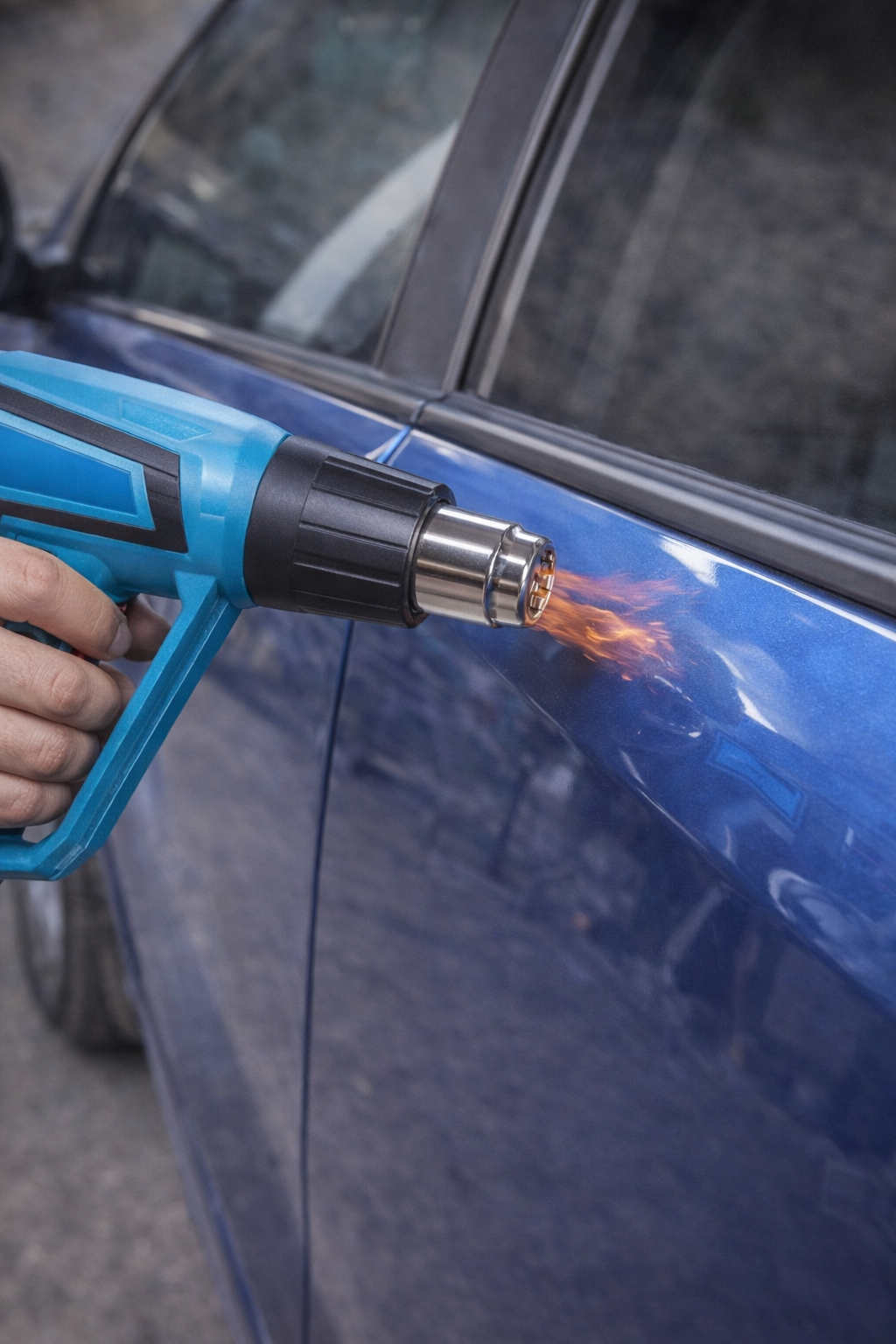 Промисловий фен X512 1600 Вт з 4 насадками для нагріву і ремонту - мініатюра 2