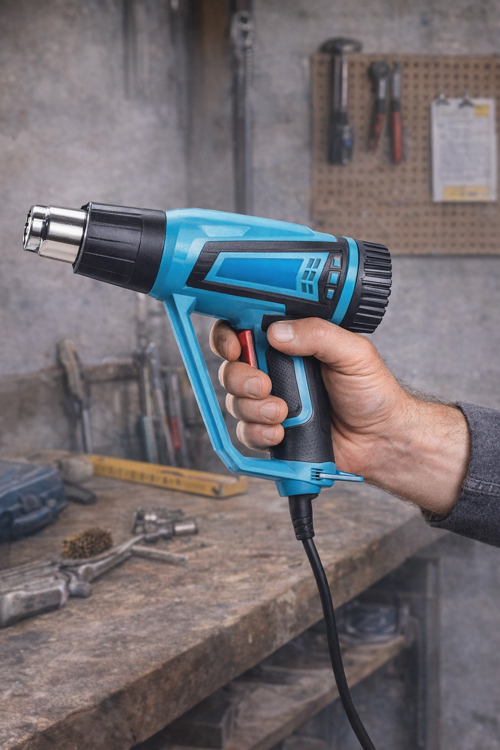 Промисловий фен X512 1600 Вт з 4 насадками для нагріву і ремонту - мініатюра 3