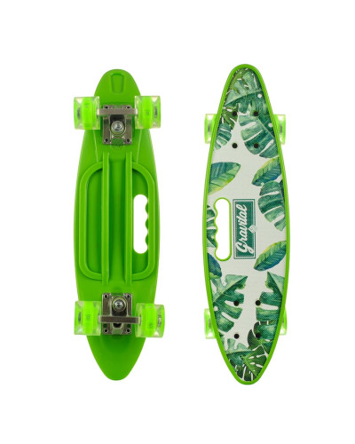 Пенніборд AS зі світними колесами і ручкою для дітей та підлітків - мініатюра 2