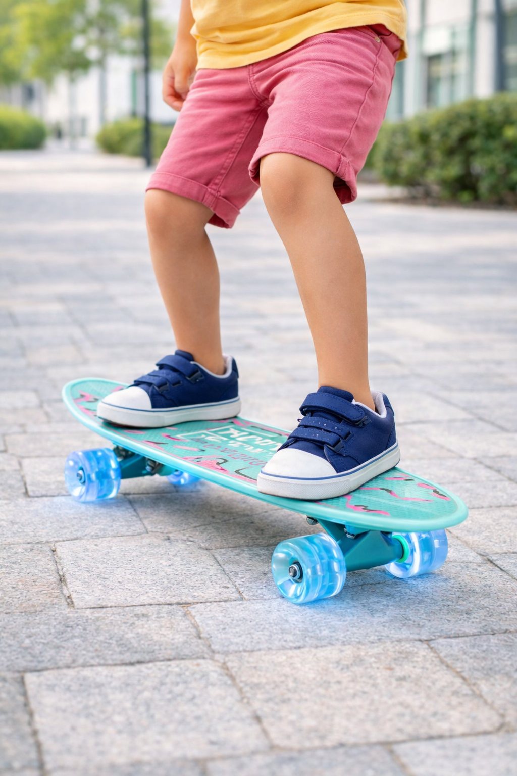 Пенніборд AS зі світними колесами і ручкою для дітей та підлітків - мініатюра 8