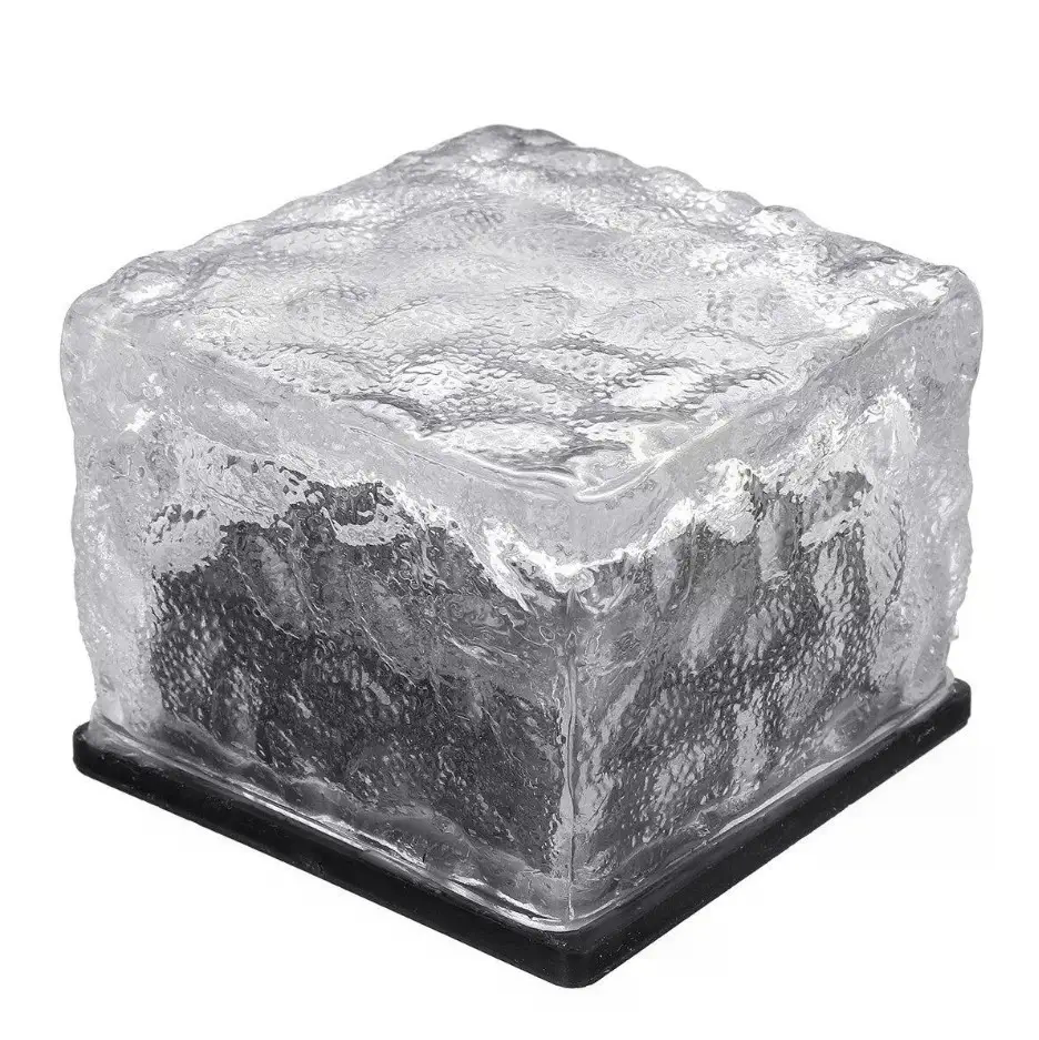 Садовий світильник Ice Cube теплий білий 10×6×10 см - мініатюра 7