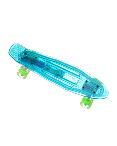 Пенніборд зі світною дошкою • Дитячий і підлітковий penny board зі світними колесами для прогулянок і активного катання