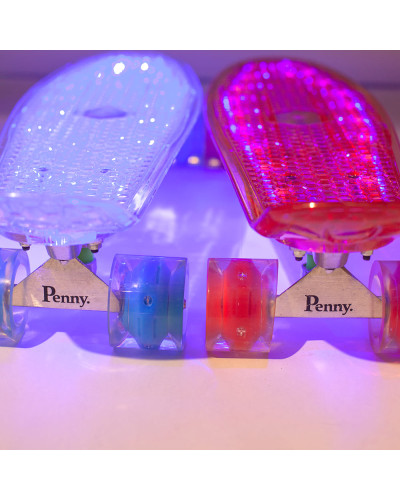 Пенніборд зі світною дошкою і колесами для дітей і підлітків - мініатюра 6