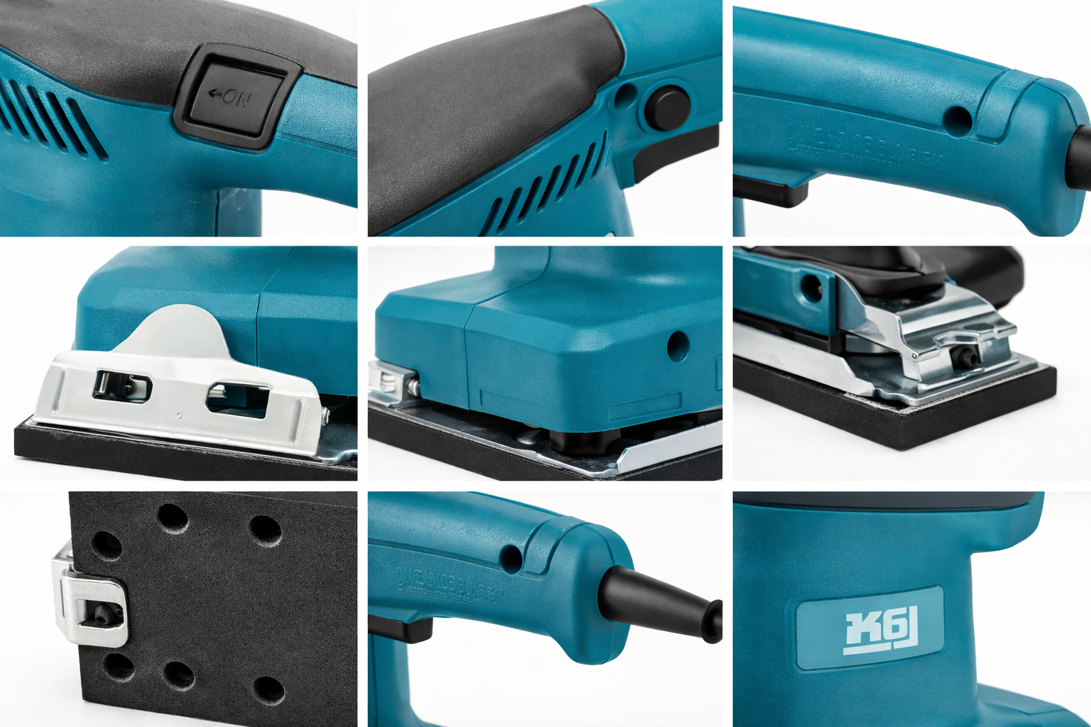 Вібраційна шліфувальна машина X-513 для дерева і шпаклівки - мініатюра 6