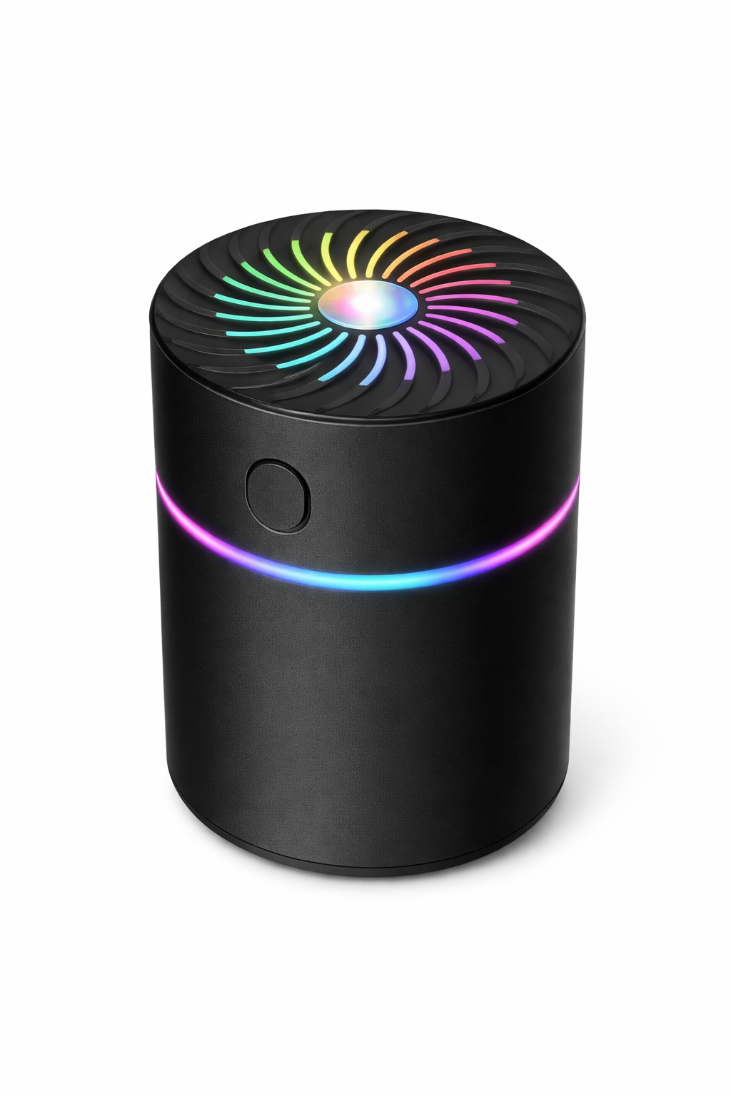 Автомобільний зволожувач повітря аромадифузор чорний • Міні зволожувач у машину від прикурювача для салону авто, ароматизатор повітря та автоаксесуар для комфорту в дорозі