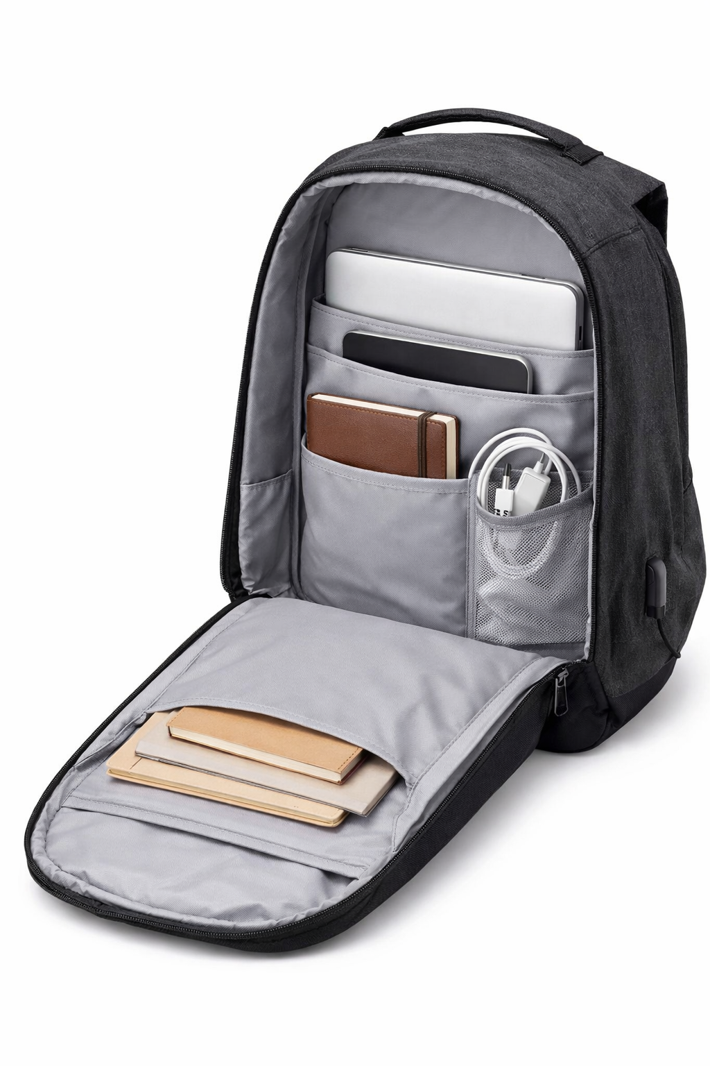 Рюкзак Bobby Hero Small чорний для ноутбука і міста - мініатюра 4