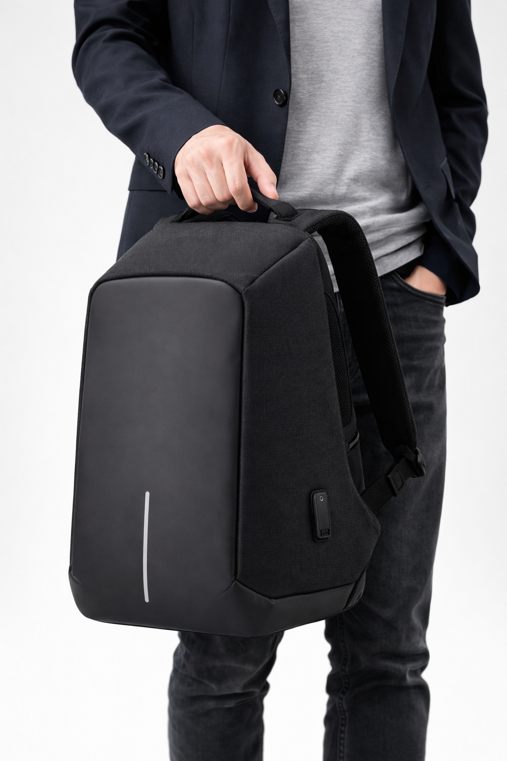 Рюкзак Bobby Hero Small чорний для ноутбука і міста - мініатюра 6