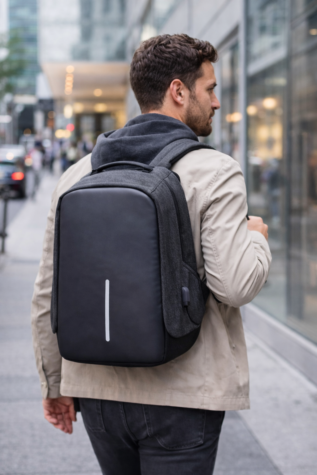 Рюкзак Bobby Hero Small чорний для ноутбука і міста - мініатюра 7