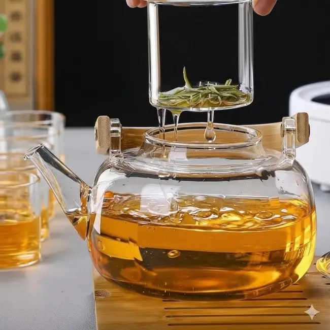 Чайник-заварник H1026 850 мл для чаю і домашніх напоїв - мініатюра 7