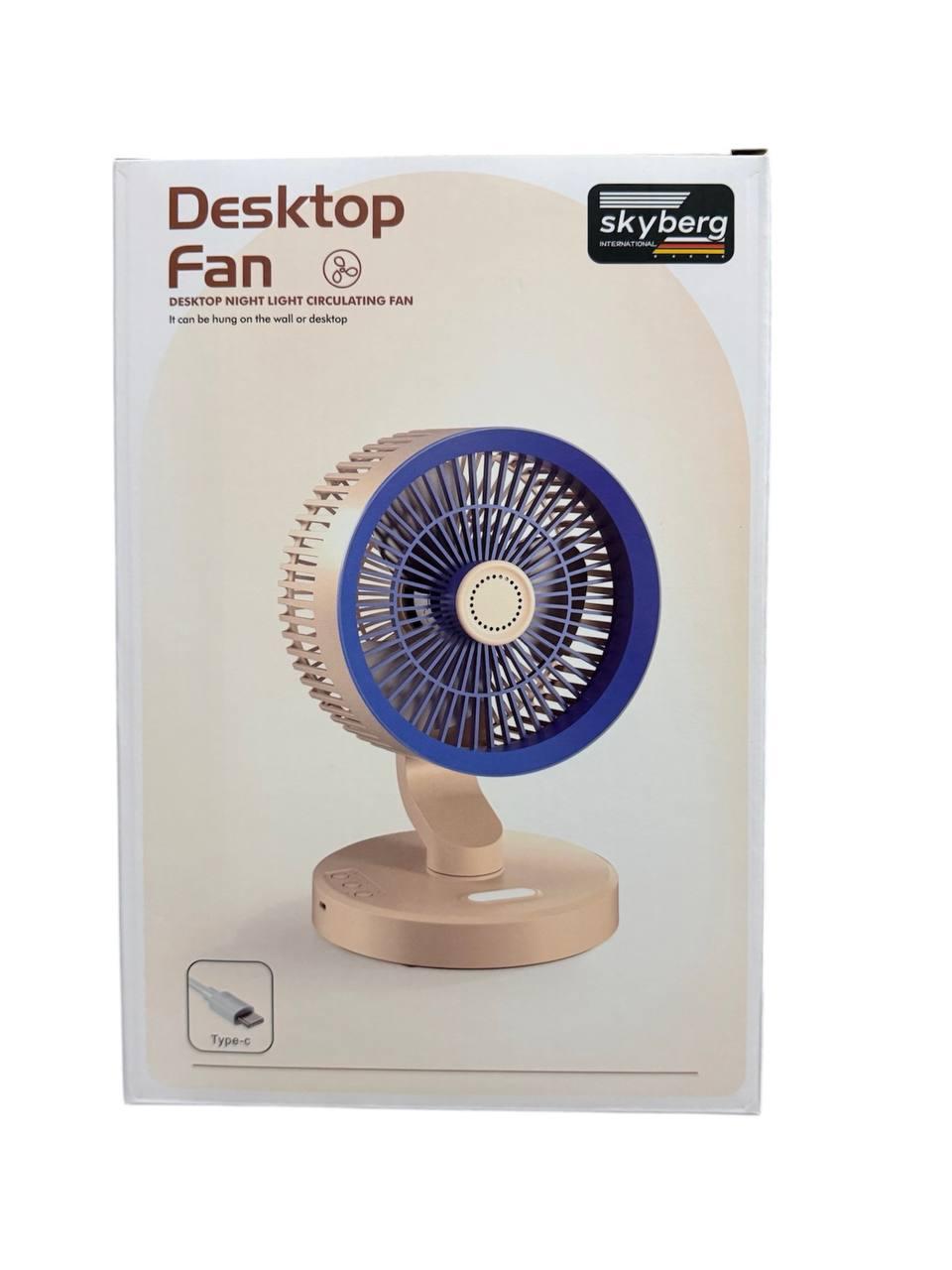 Портативний вентилятор SkeBerg JX-80 з LED-підсвічуванням - мініатюра 6