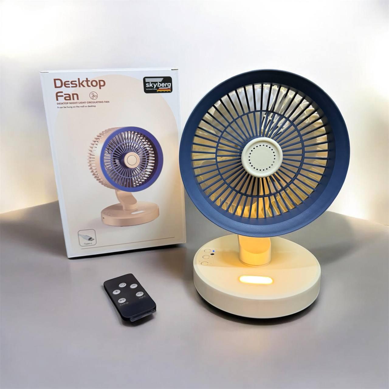 Портативний вентилятор SkeBerg JX-80 з LED-підсвічуванням - мініатюра 7
