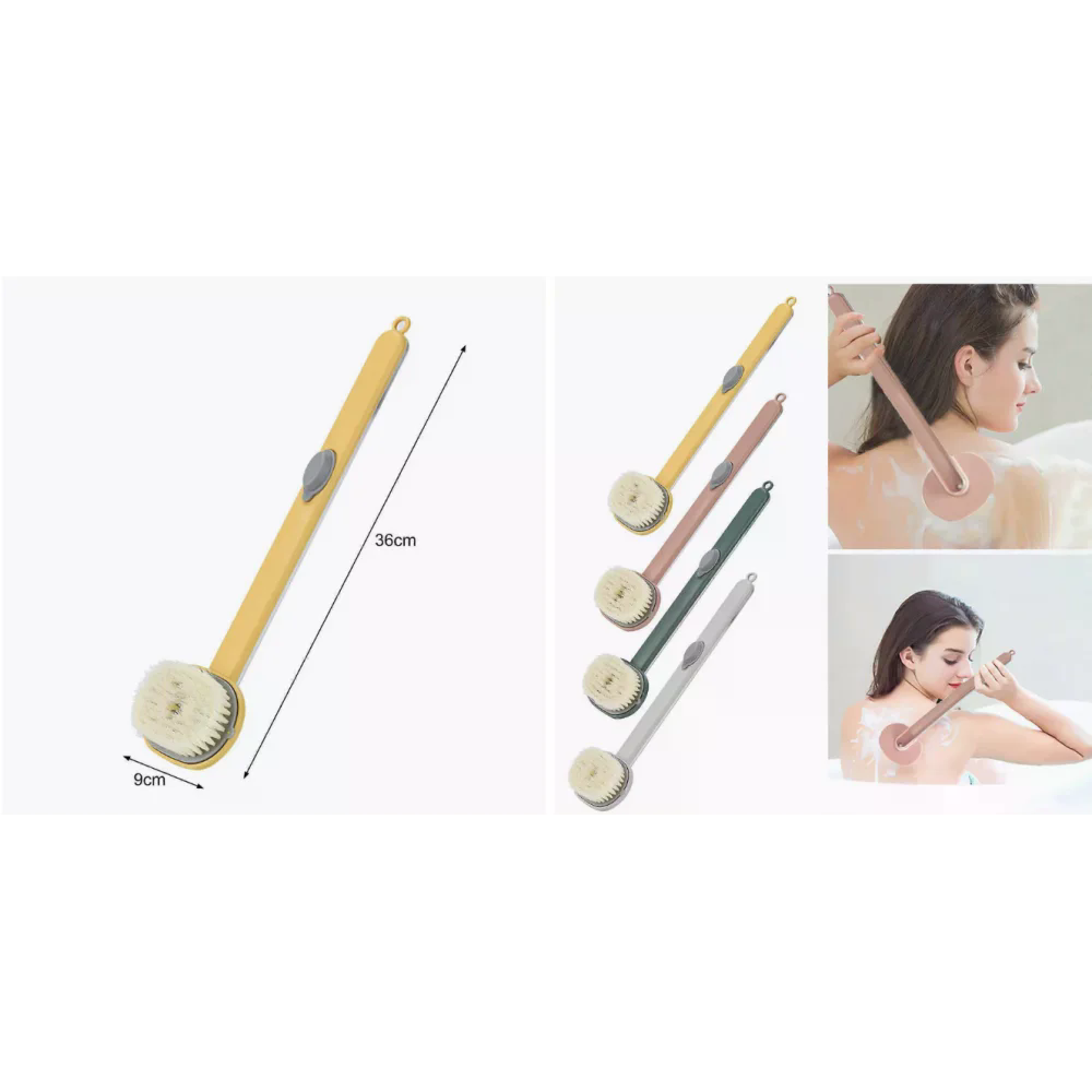 Щітка для душу Body Brush AND LY-588 з довгою ручкою та дозатором - мініатюра 2