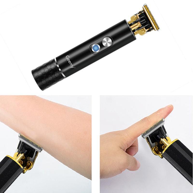 Професійна окантувальна машинка триммер для стрижки волосся GEEMY GM-6605 - мініатюра 2