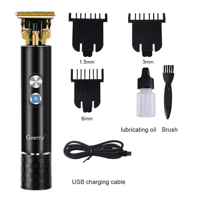 Професійна окантувальна машинка триммер для стрижки волосся GEEMY GM-6605 - мініатюра 3