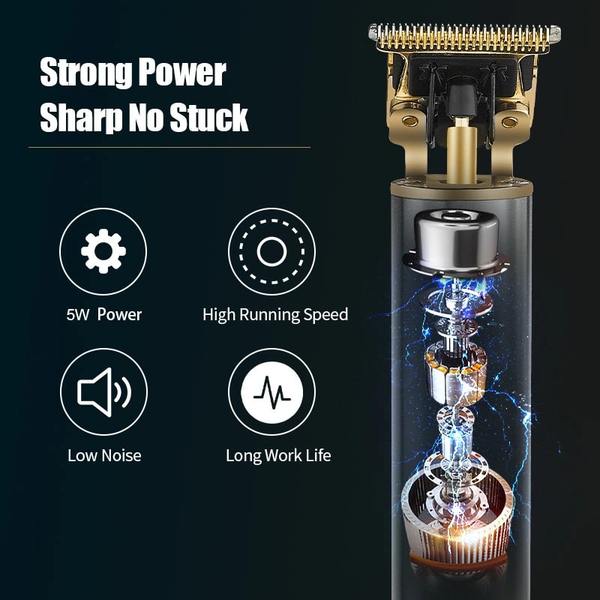 Професійна окантувальна машинка триммер для стрижки волосся GEEMY GM-6605 - мініатюра 4