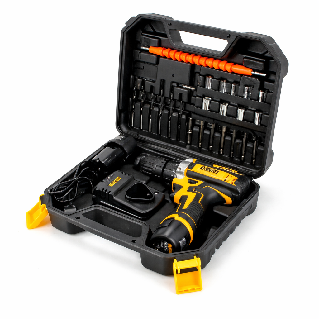 Акумуляторний шуруповерт TSR12-2Li + набір інструменту