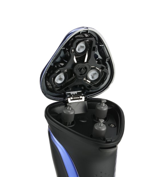 Бездротова електробритва VGR V-306 акумуляторна з плаваючими головками та триммером вологостійка для вологого та сухого гоління - мініатюра 2