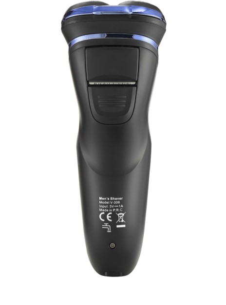 Бездротова електробритва VGR V-306 акумуляторна з плаваючими головками та триммером вологостійка для вологого та сухого гоління - мініатюра 3